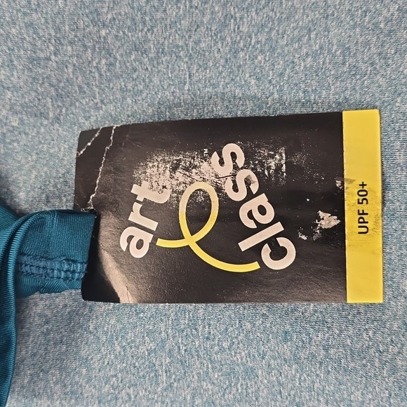 Boys' Wave Long Sleeve Rash Guard Swim Shirt | Art Class | M - Picture 8 of 9